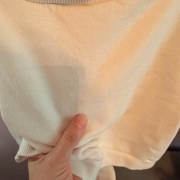 Zara Cream Knit Sweater - Picture 4 of 5